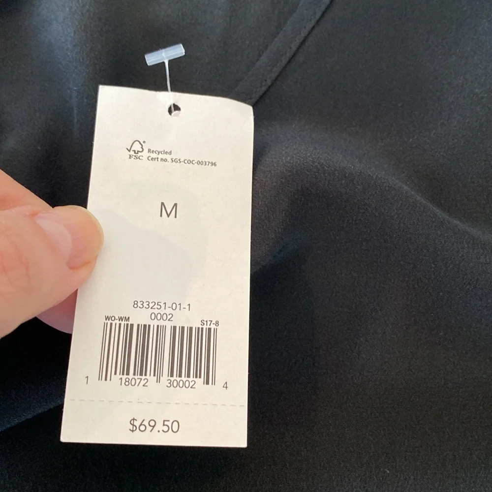 Banana Republic Womens Silk Blouse NWT - Picture 10 of 12